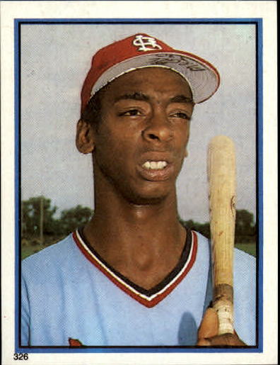 1983 Topps Stickers #326 Willie McGee - NM-MT