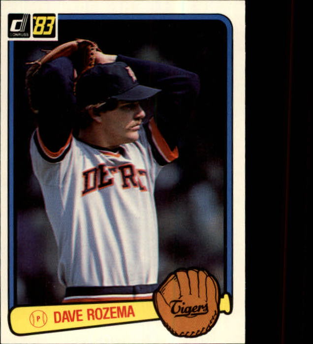 1983 Donruss #133 Dave Rozema