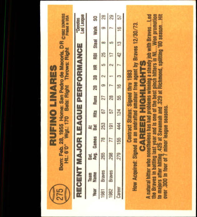 A6279- 1983 Donruss Baseball #s 250-498 +Rookies -You Pick- 15+ FREE US SHIP - Picture 51 of 452