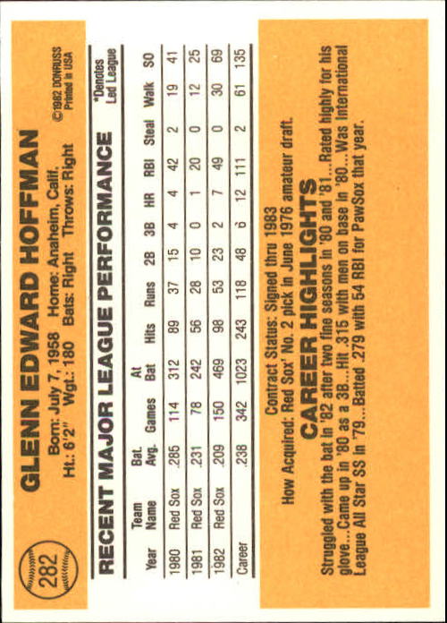 A6279- 1983 Donruss Baseball #s 250-498 +Rookies -You Pick- 15+ FREE US SHIP - Picture 62 of 452