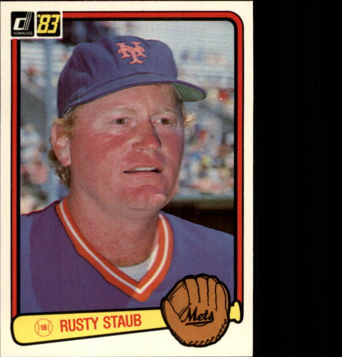 1983 Donruss #350 Rusty Staub