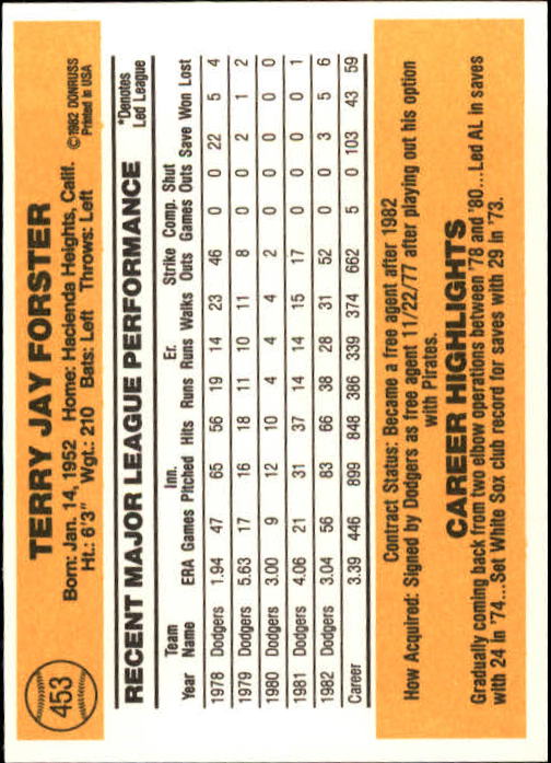 A6279- 1983 Donruss Baseball #s 250-498 +Rookies -You Pick- 15+ FREE US SHIP - Picture 376 of 452