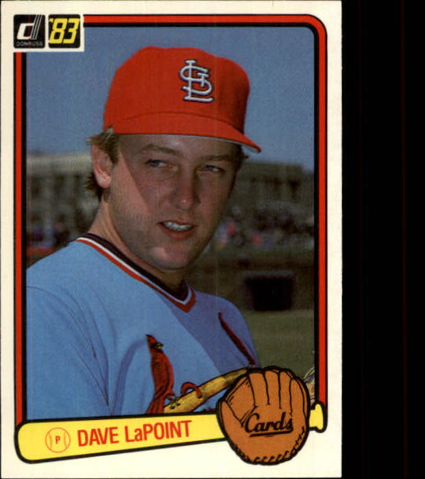 1983 Donruss #544 Dave LaPoint