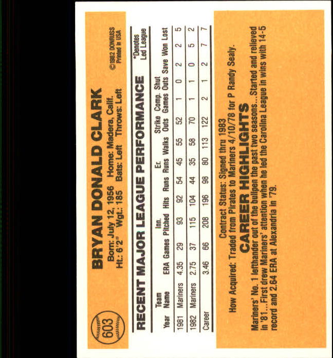A6279- 1983 Donruss Baseball #S 499-660 + Einsätze -du Pick- 15 + Gratis US - Bild 185 von 289
