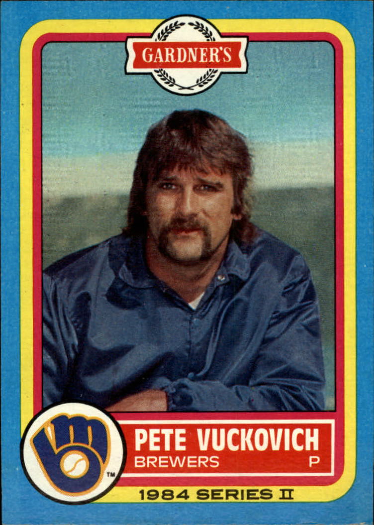 1984 Brewers Gardner's #21 Pete Vuckovich