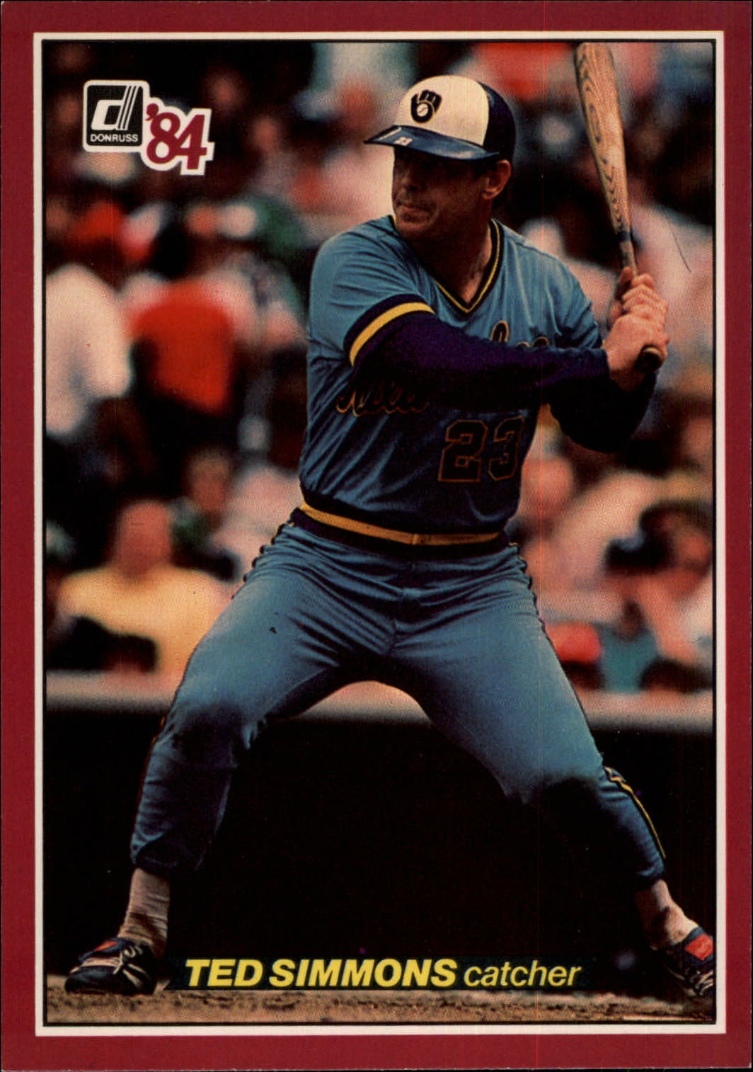 1984 Donruss Action All-Stars #58 Ted Simmons