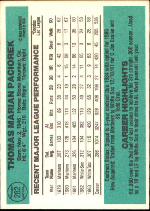 A0070- 1984 Donruss BB 223-472 APPROXIMATE GRADE -You Pick- 15+ FREE US SHIP