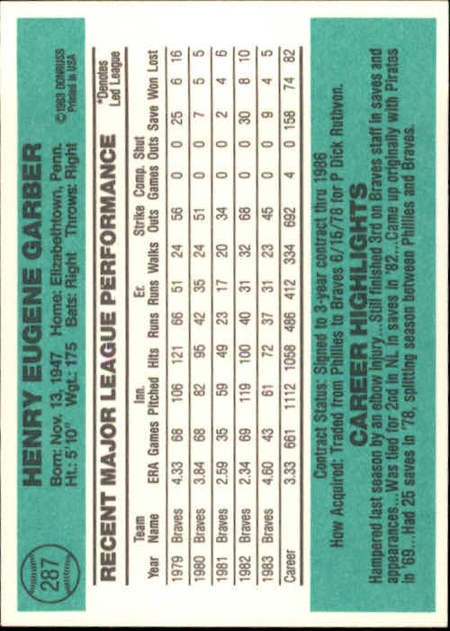 A0070- 1984 Donruss BB 223-472 APPROXIMATE GRADE -You Pick- 15+ FREE US SHIP