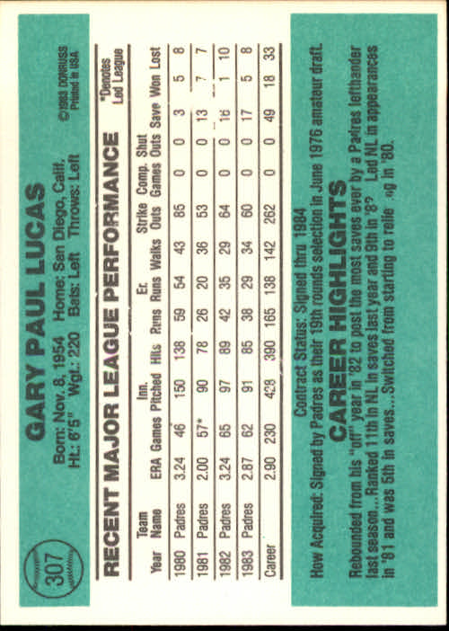 A0070- 1984 Donruss BB 223-472 APPROXIMATE GRADE -You Pick- 15+ FREE US SHIP