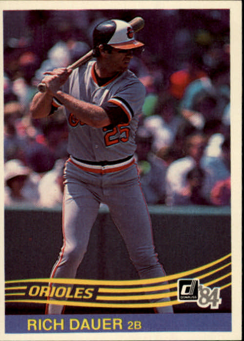 1984 Donruss #350 Rich Dauer