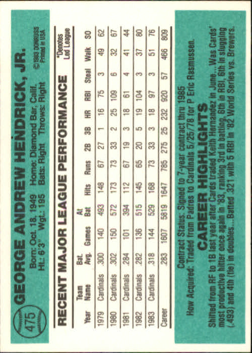 A0070- 1984 Donruss BB 473-660 APPROXIMATE GRADE -You Pick- 15+ FREE US SHIP - Picture 7 of 373