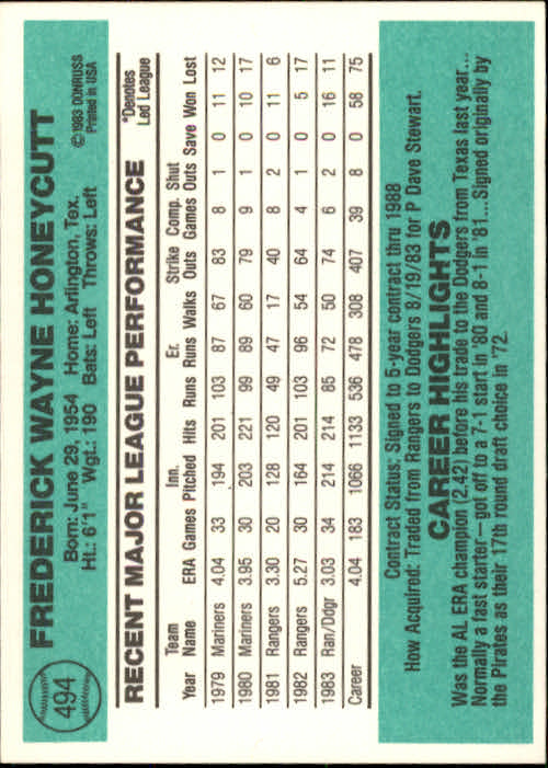 A0070- 1984 Donruss BB 473-660 APPROXIMATE GRADE -You Pick- 15+ FREE US SHIP - Picture 45 of 373