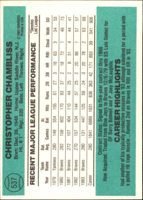 A0070- 1984 Donruss BB 473-660 APPROXIMATE GRADE -You Pick- 15+ FREE US SHIP - Picture 131 of 373