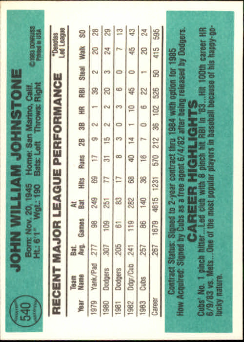 A0070- 1984 Donruss BB 473-660 APPROXIMATE GRADE -You Pick- 15+ FREE US SHIP - Picture 137 of 373