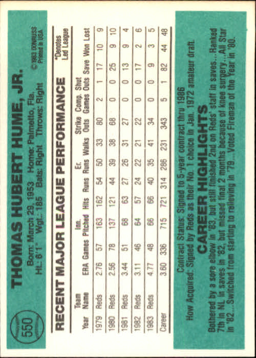 A0070- 1984 Donruss BB 473-660 APPROXIMATE GRADE -You Pick- 15+ FREE US SHIP - Picture 157 of 373