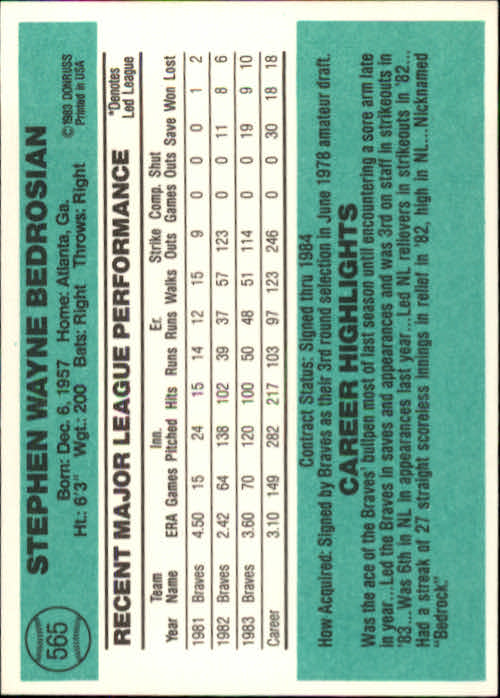 A0070- 1984 Donruss BB 473-660 APPROXIMATE GRADE -You Pick- 15+ FREE US SHIP - Picture 187 of 373