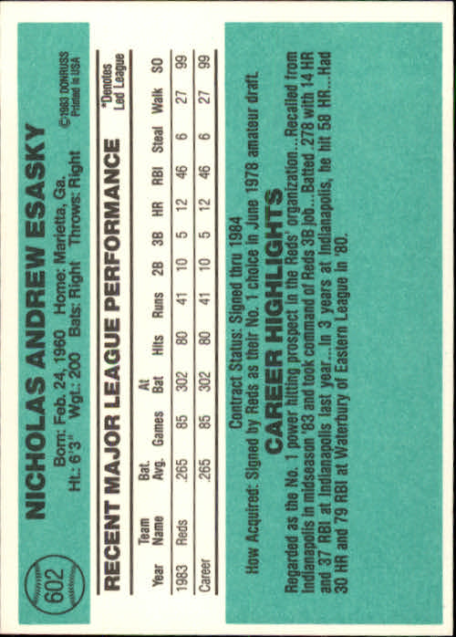 A0070- 1984 Donruss BB 473-660 APPROXIMATE GRADE -You Pick- 15+ FREE US SHIP - Picture 261 of 373