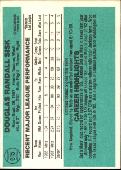 A0070- 1984 Donruss BB 473-660 APPROXIMATE GRADE -You Pick- 15+ FREE US SHIP - Picture 287 of 373
