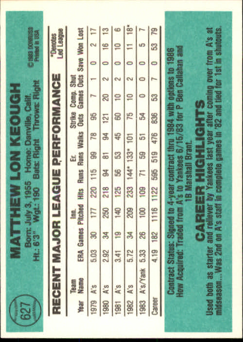 A0070- 1984 Donruss BB 473-660 APPROXIMATE GRADE -You Pick- 15+ FREE US SHIP - Picture 311 of 373