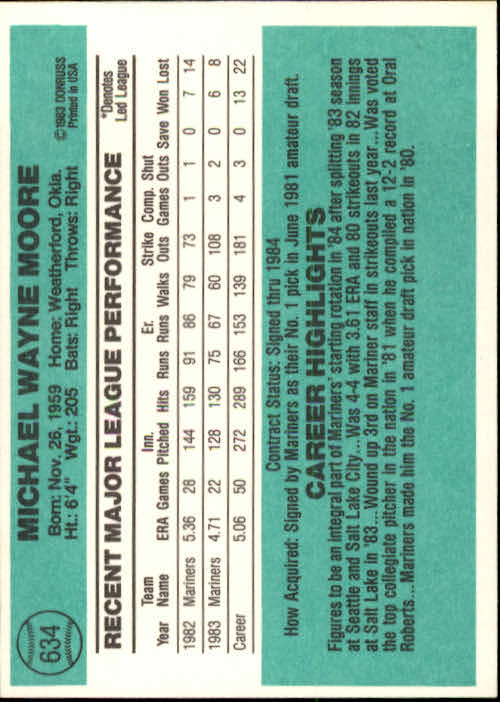 A0070- 1984 Donruss BB 473-660 APPROXIMATE GRADE -You Pick- 15+ FREE US SHIP - Picture 325 of 373