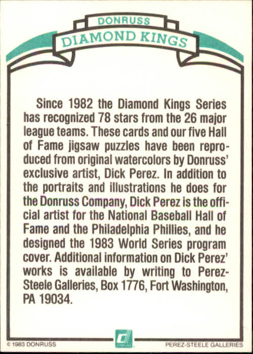 A0070- 1984 Donruss BB 473-660 APPROXIMATE GRADE -You Pick- 15+ FREE US SHIP - Picture 359 of 373