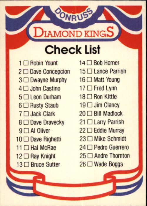 A0070- 1984 Donruss BB 473-660 APPROXIMATE GRADE -You Pick- 15+ FREE US SHIP - Picture 358 of 373