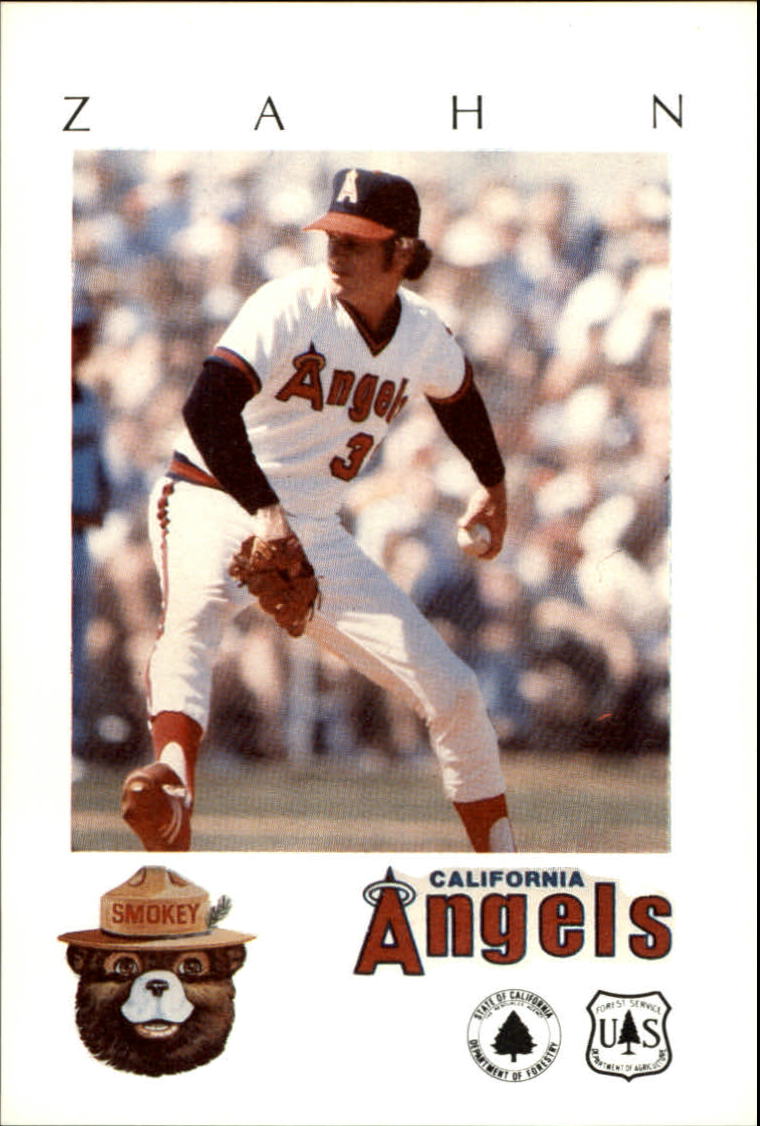 1984 Angels Smokey #32 Geoff Zahn