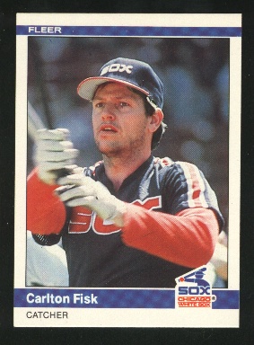 1984 Fleer #58 Carlton Fisk