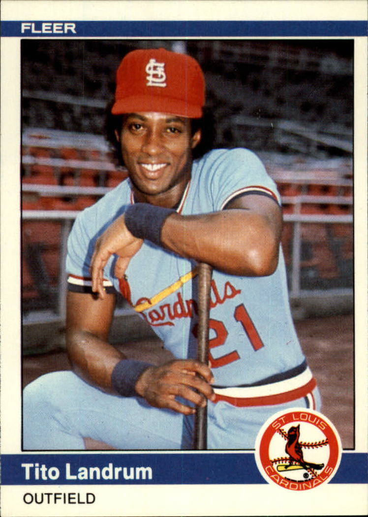 Tito Landrum, 1984  St louis cardinals baseball, St louis
