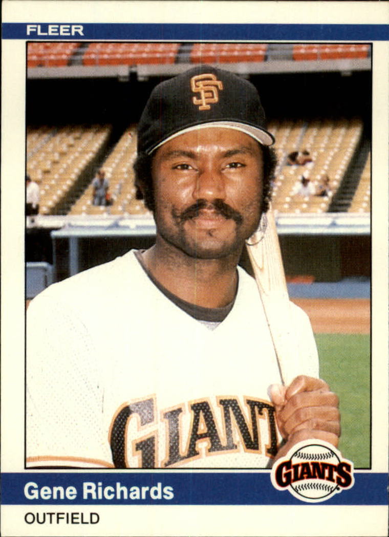 1984 Fleer Update #U98 Gene Richards