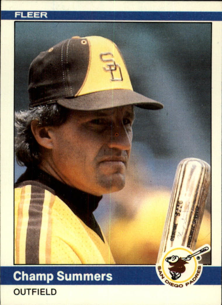 1984 Fleer Update #U112 Champ Summers