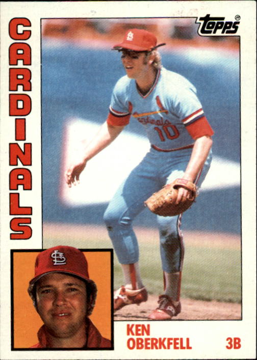 1984 Topps St. Louis Cardinals Baseball Card #102 Ken Oberkfell | eBay