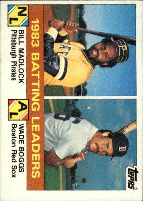 1984 Topps #131 W.Boggs/B.Madlock LL