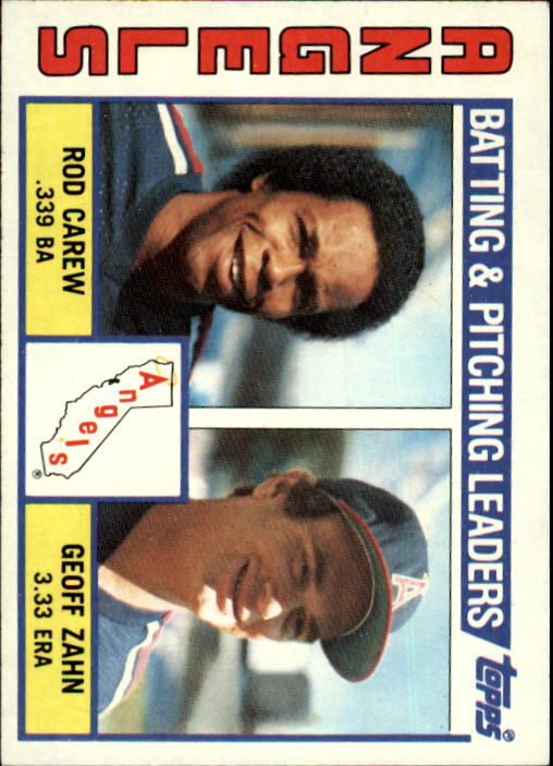 1984 Topps #276 Angels TL/Rod Carew