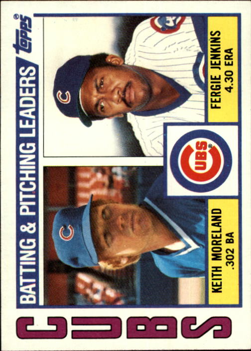 1984 Topps #456 Cubs TL/F.Jenkins