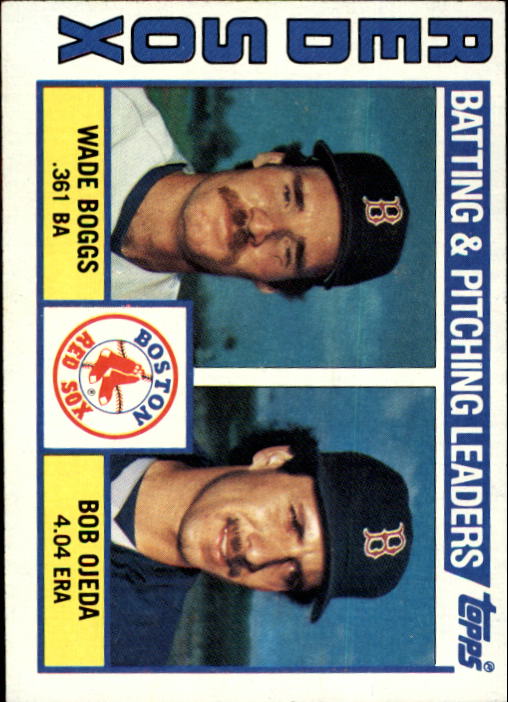 1984 Topps #786 Red Sox TL/Boggs/Ojeda