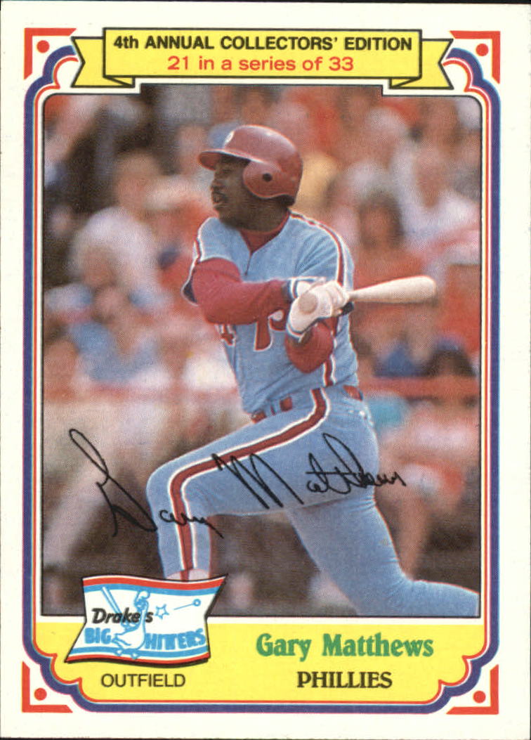 B6077- 1984 Drake's Baseball Card # S 1-33 -du Pick- 15 + Gratis US Schiff - Bild 38 von 59