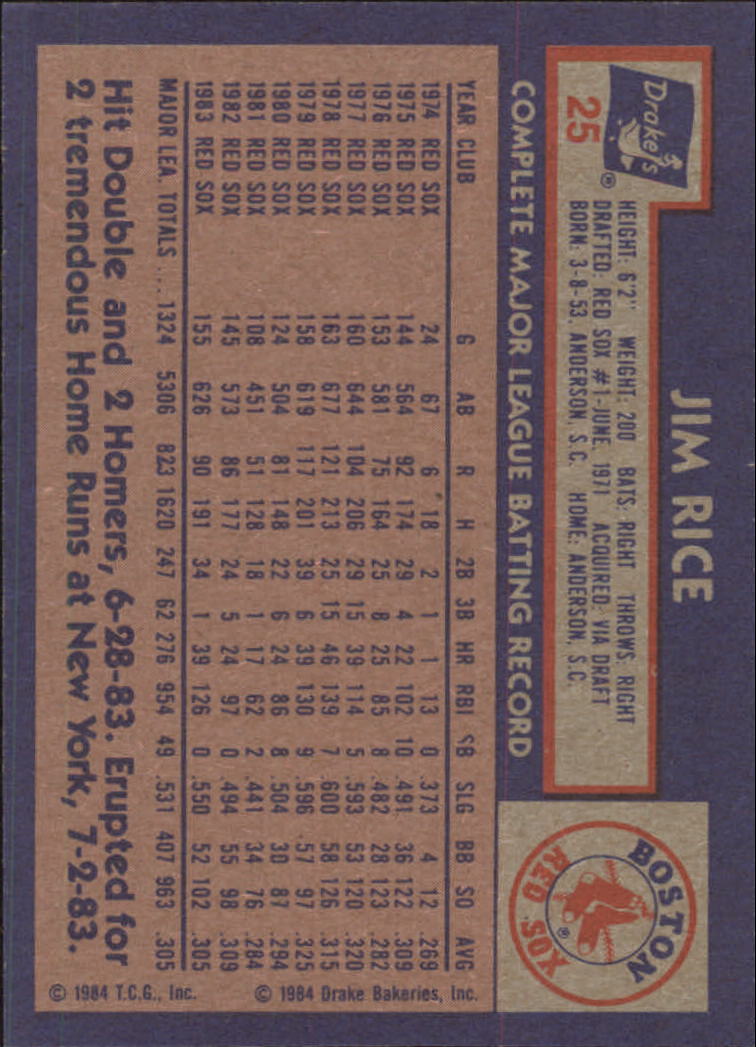 B6077- 1984 Drake's Baseball Card # S 1-33 -du Pick- 15 + Gratis US Schiff - Bild 47 von 59