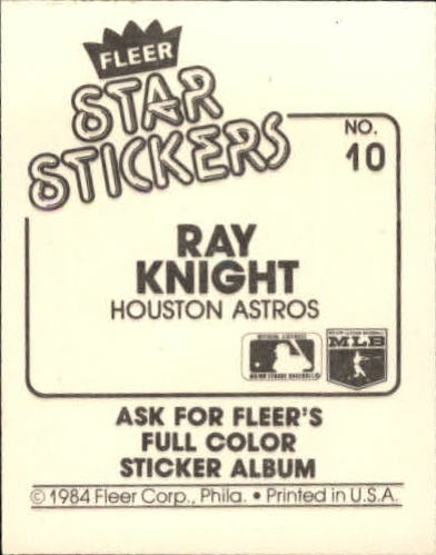 B5769- 1984 Fleer Stickers Baseball Card #s 1-126 -You Pick- 15+ FREE US SHIP - Picture 21 of 231