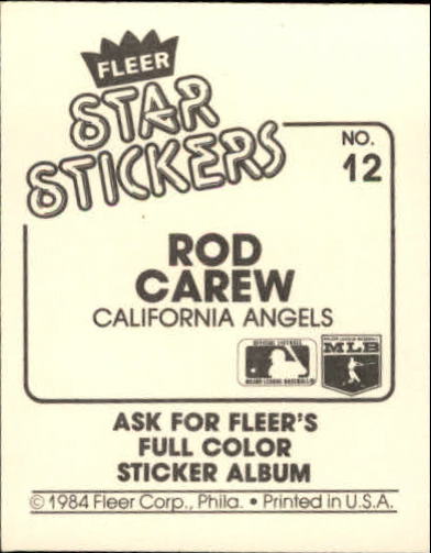 B5769- 1984 Fleer Stickers Baseball Card #s 1-126 -You Pick- 15+ FREE US SHIP - Picture 25 of 231