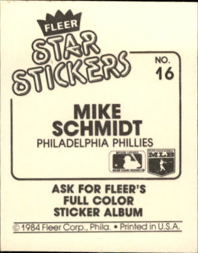 B5769- 1984 Fleer Stickers Baseball Card #s 1-126 -You Pick- 15+ FREE US SHIP - Picture 31 of 231