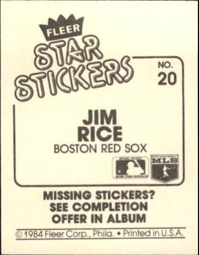 B5769- 1984 Fleer Stickers Baseball Card #s 1-126 -You Pick- 15+ FREE US SHIP - Picture 37 of 231
