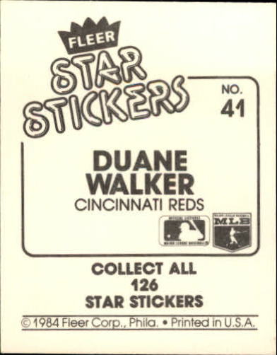 B5769- 1984 Fleer Stickers Baseball Card #s 1-126 -You Pick- 15+ FREE US SHIP - Picture 73 of 231
