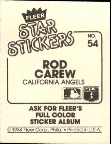 B5769- 1984 Fleer Stickers Baseball Card #s 1-126 -You Pick- 15+ FREE US SHIP - Picture 95 of 231