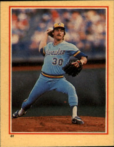 B5769- 1984 Fleer Stickers Baseball Card #s 1-126 -You Pick- 15+ FREE US SHIP - Picture 108 of 231