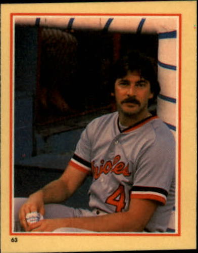 B5769- 1984 Fleer Stickers Baseball Card #s 1-126 -You Pick- 15+ FREE US SHIP - Picture 112 of 231