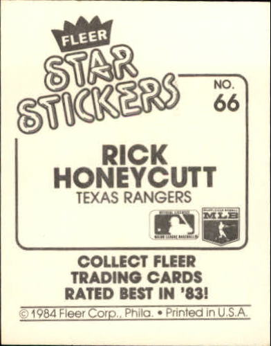 B5769- 1984 Fleer Stickers Baseball Card #s 1-126 -You Pick- 15+ FREE US SHIP - Picture 119 of 231