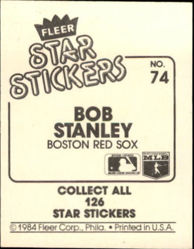 B5769- 1984 Fleer Stickers Baseball Card #s 1-126 -You Pick- 15+ FREE US SHIP - Picture 134 of 231