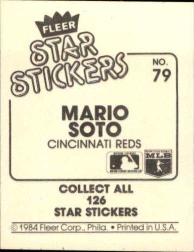 B5769- 1984 Fleer Stickers Baseball Card #s 1-126 -You Pick- 15+ FREE US SHIP - Picture 144 of 231