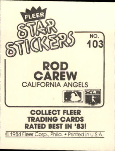 B5769- 1984 Fleer Stickers Baseball Card #s 1-126 -You Pick- 15+ FREE US SHIP - Picture 189 of 231